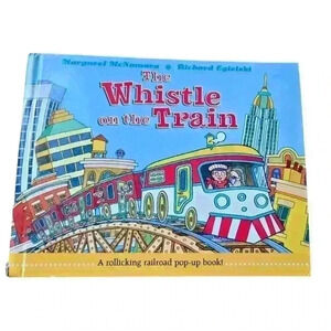 The Whistle on the Train Pop-up Children Book Vintage